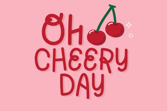 Cheery Hand Font Font - Preview 2