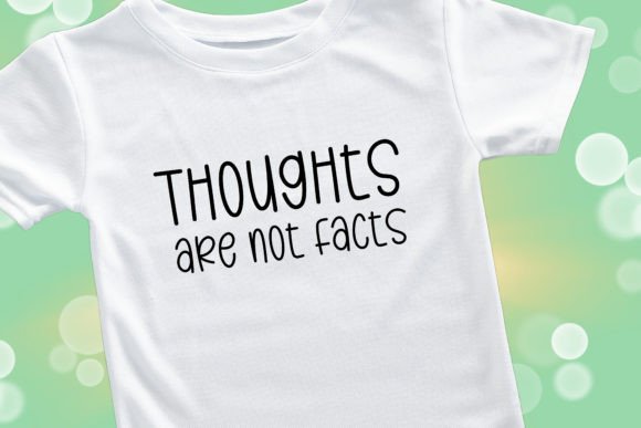Fresh Thinking Font PNG with transparent background - Preview 2