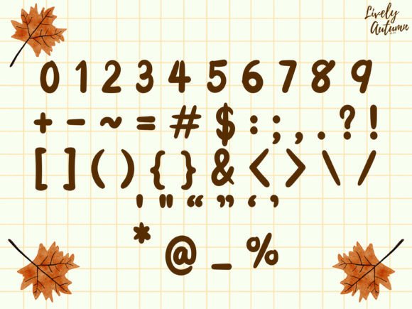 Maple Syrup Font PNG with transparent background - Preview 2