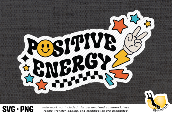Girl Power, Positive Groovy Sticker Graphic by lemonail · Creative Fabrica