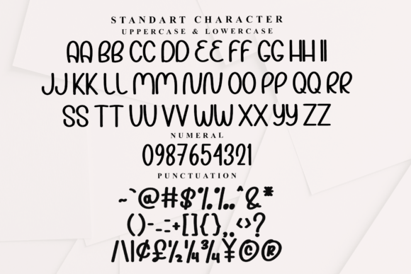 Playful Nature Font PNG with transparent background - Preview 3