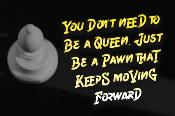 Queen Rocker Font PNG with transparent background - Preview 4