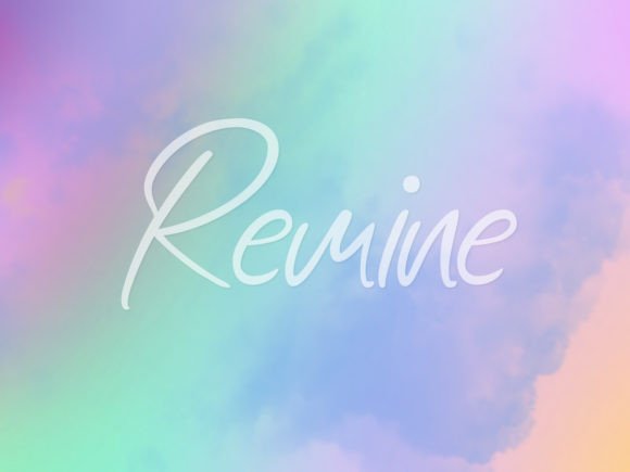 Remine Font PNG with transparent background - Preview 1