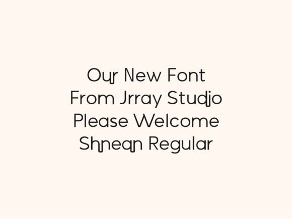 Shnean Font PNG with transparent background - Preview 5