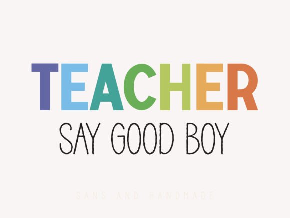 Smile and Happy Font PNG with transparent background - Preview 1