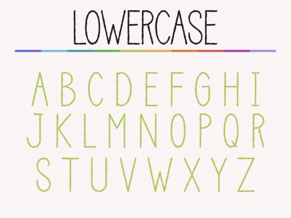 Smile and Happy Font PNG with transparent background - Preview 6