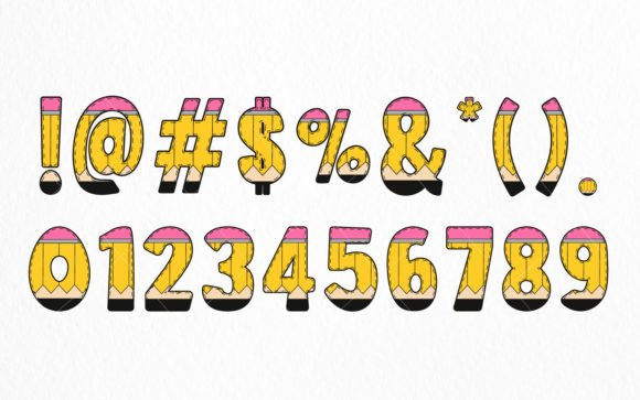 Back to School Army Font - Preview 2