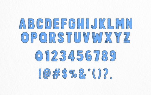 Back to School Army Font - Preview 3