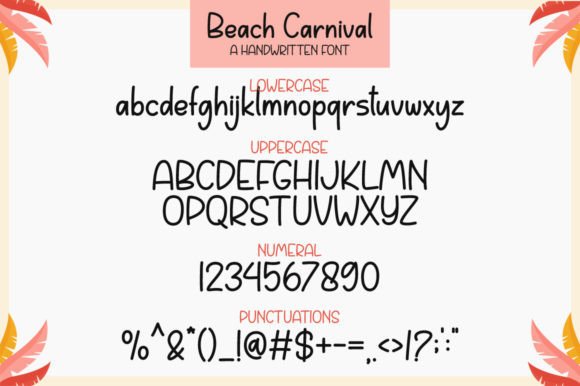 Beach Carnival Font - Preview 6