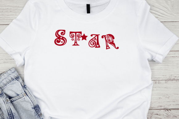 Christmas Star Font - Preview 4