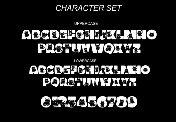 Cute Cat Font - Preview 2