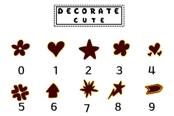 Decorate Cute Font - Preview 3