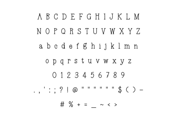 Eng Font so Cute Font - Preview 1