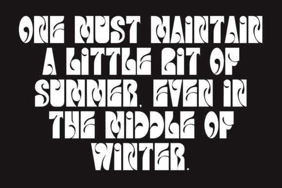 Flanatta Font PNG with transparent background - Preview 5