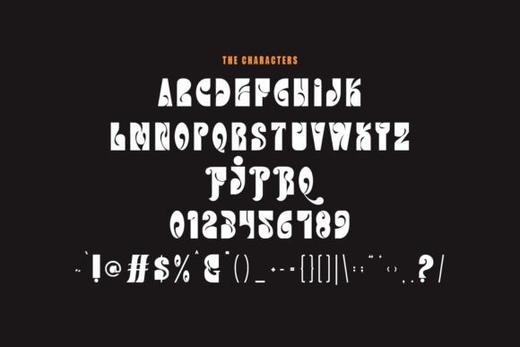 Flanatta Font PNG with transparent background - Preview 6