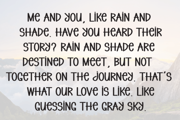 Kind Avenue Font PNG with transparent background - Preview 5