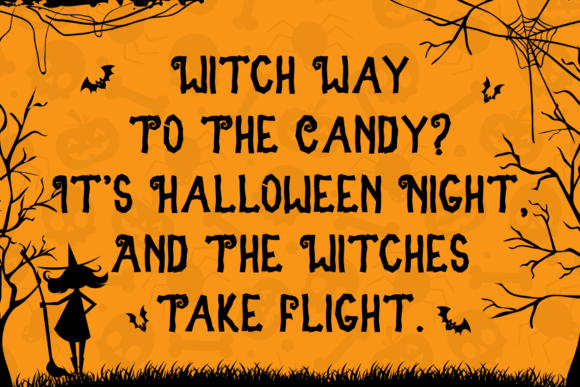 Silent Witch Font font preview - 1
