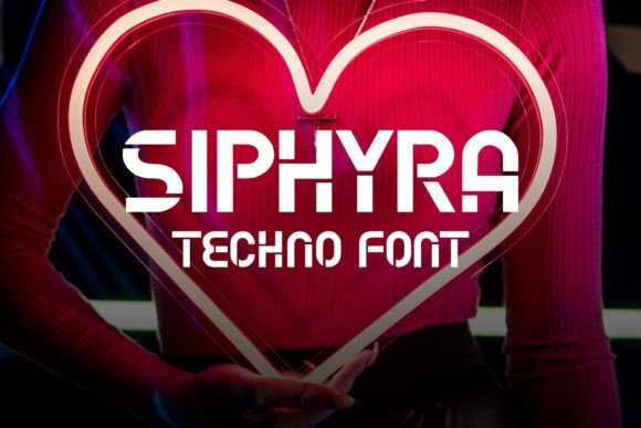 Siphyra Font PNG with transparent background - Preview 3