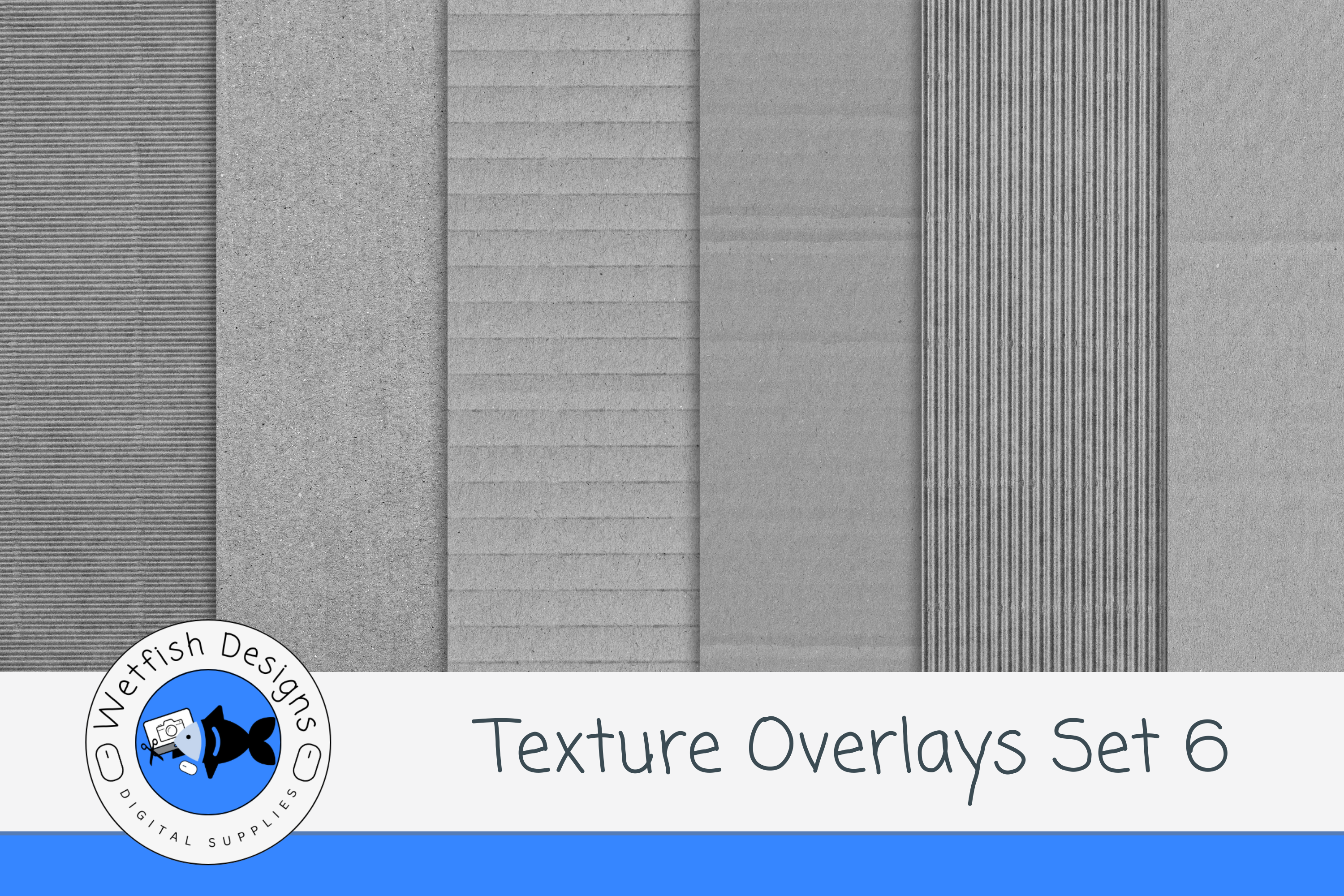 Texture Overlays Set 6 Graphic by Wetfish Designs · Creative Fabrica