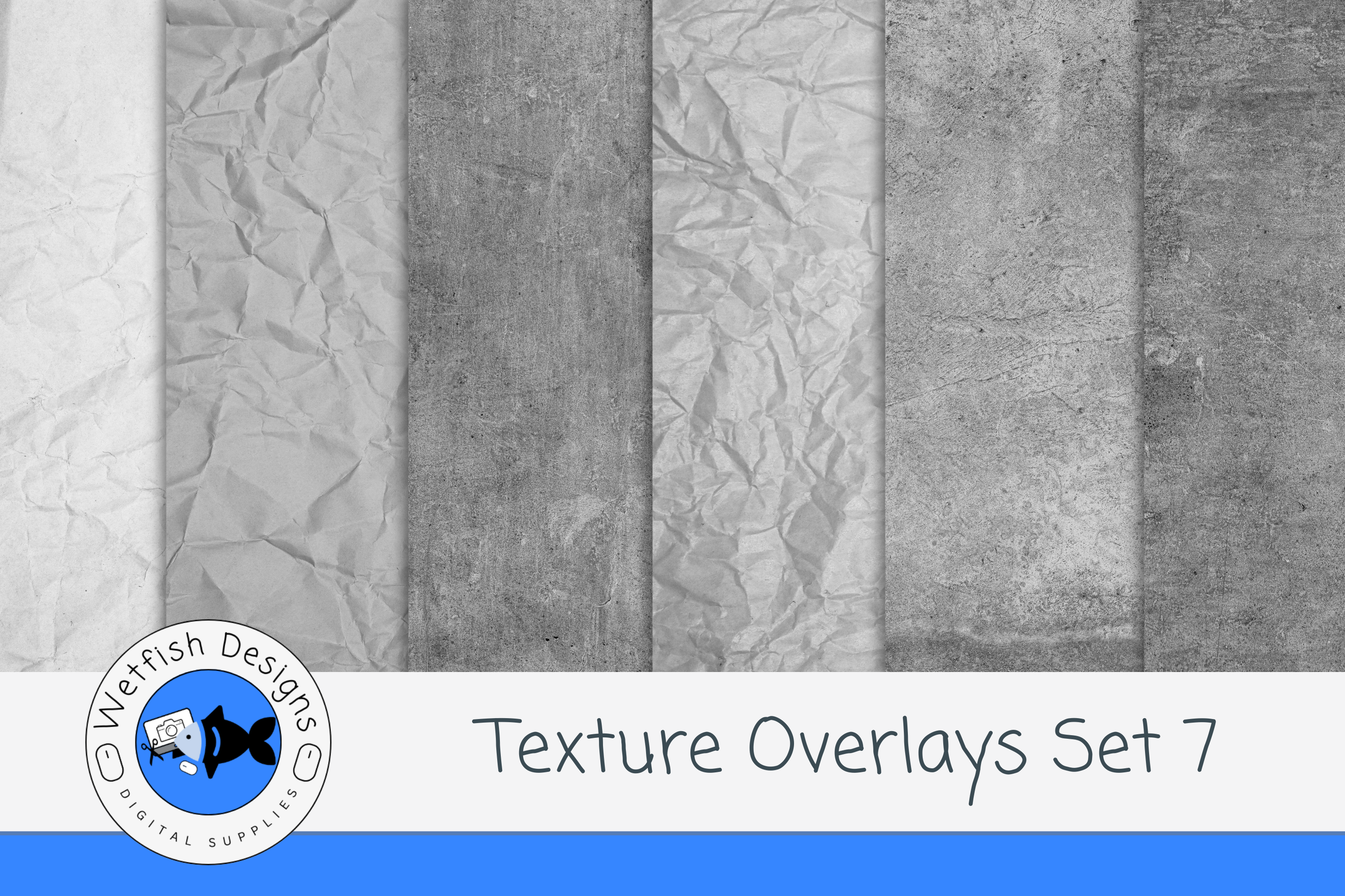 Texture Overlays Set 7 Graphic by Wetfish Designs · Creative Fabrica