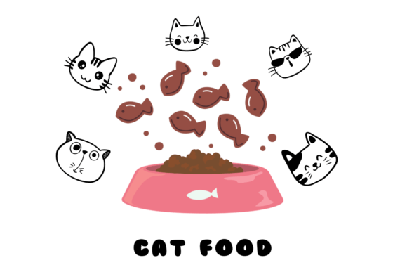 Cute Vintage Cat Font PNG with transparent background - Preview 5
