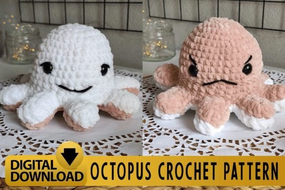 Kawaii Crochet Pattern Cute Octopus