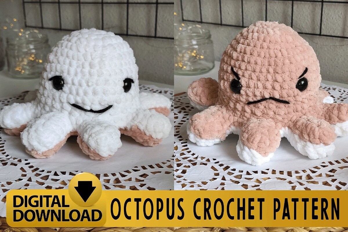 Kawaii Crochet Pattern Cute Octopus