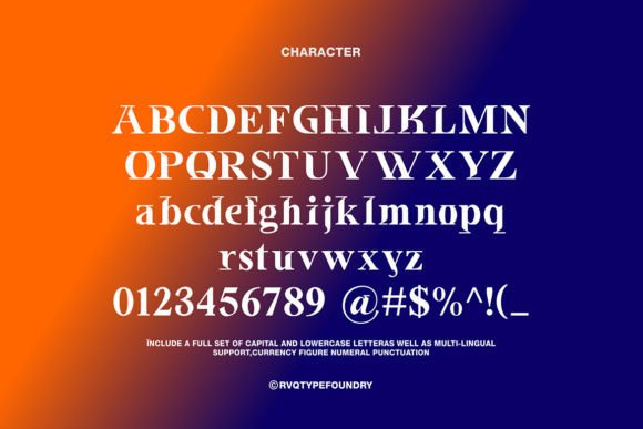Ampera Font - Preview 1