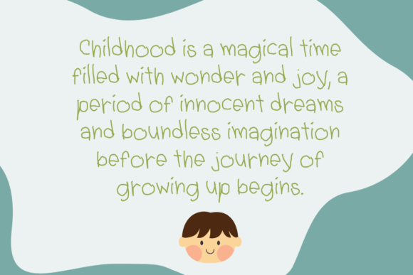 Child Write Font PNG with transparent background - Preview 1