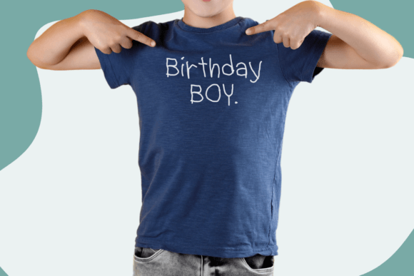 Child Write Font PNG with transparent background - Preview 5