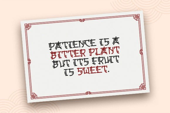 Chinese New Year Font - Preview 4