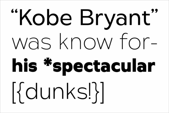 Dunking Font - Preview 1