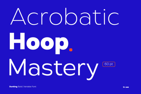 Dunking Font - Preview 2