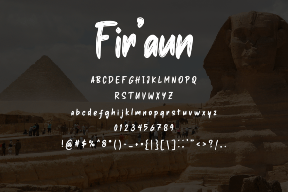 Fir'aun Font - Preview 1