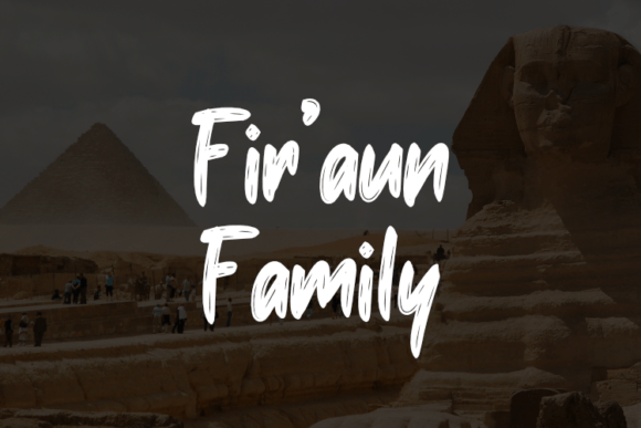 Fir'aun Font - Preview 2
