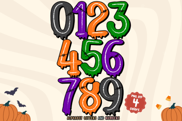 Halloween Candy Font - Preview 1