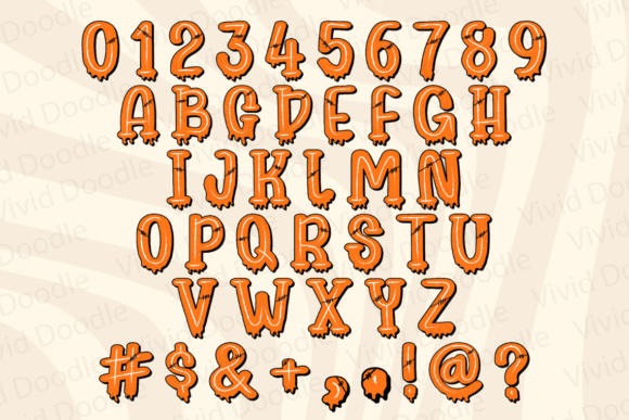 Halloween Candy Font - Preview 2