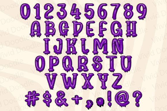 Halloween Candy Font - Preview 3