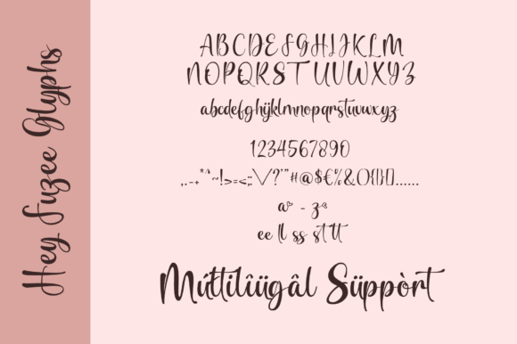 Hey Fuzee Font - Preview 5