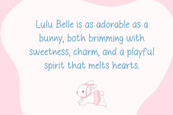 Lulu Belle Font PNG with transparent background - Preview 1