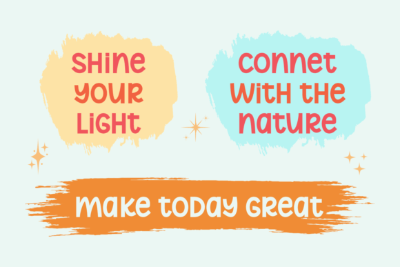 Mister Shine Font PNG with transparent background - Preview 3