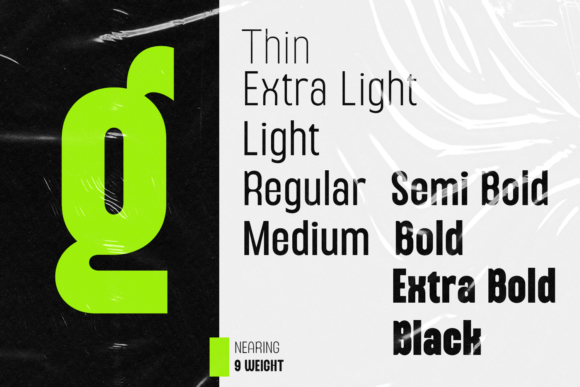 Nearing Font PNG with transparent background - Preview 1