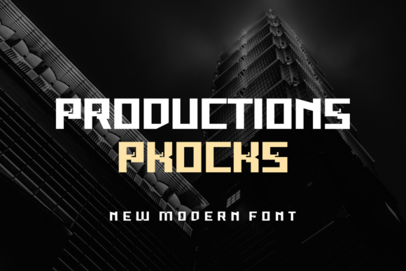 Pkocks Font PNG with transparent background - Preview 1