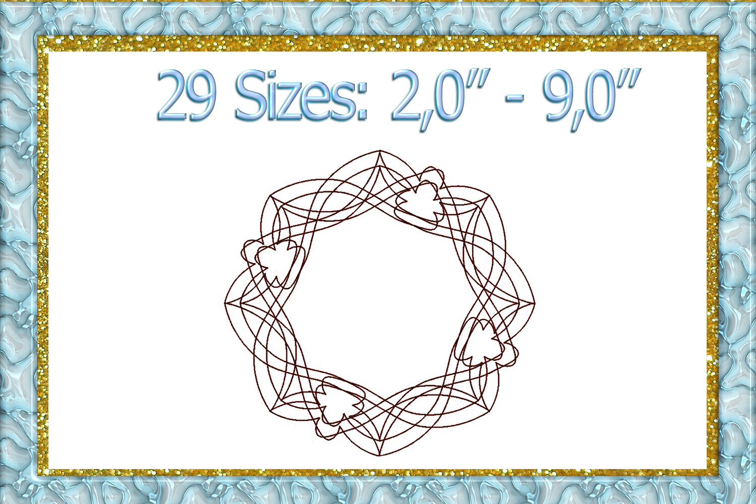 Quilt Block Machine Embroidery Design