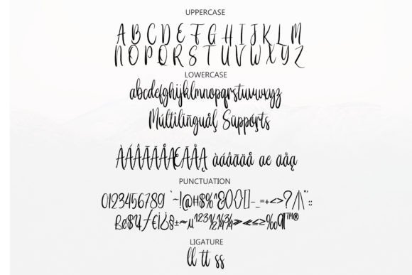 August Ends Font - Preview 2