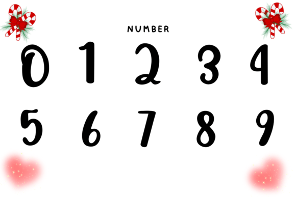 Christmas Heart Font - Preview 5