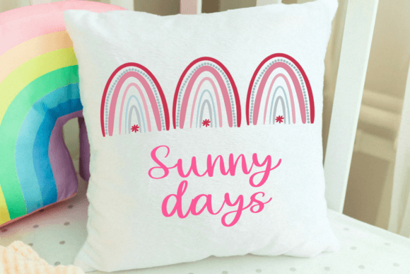 October Pink Font PNG with transparent background - Preview 5