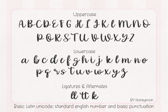 October Pink Font PNG with transparent background - Preview 6