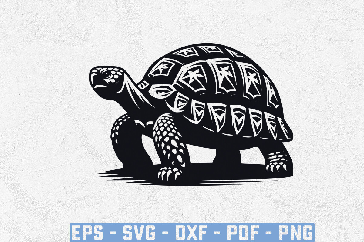 Tortoise Svg Vector Silhouette Svg Files Graphic by @ripongrafix471 ...