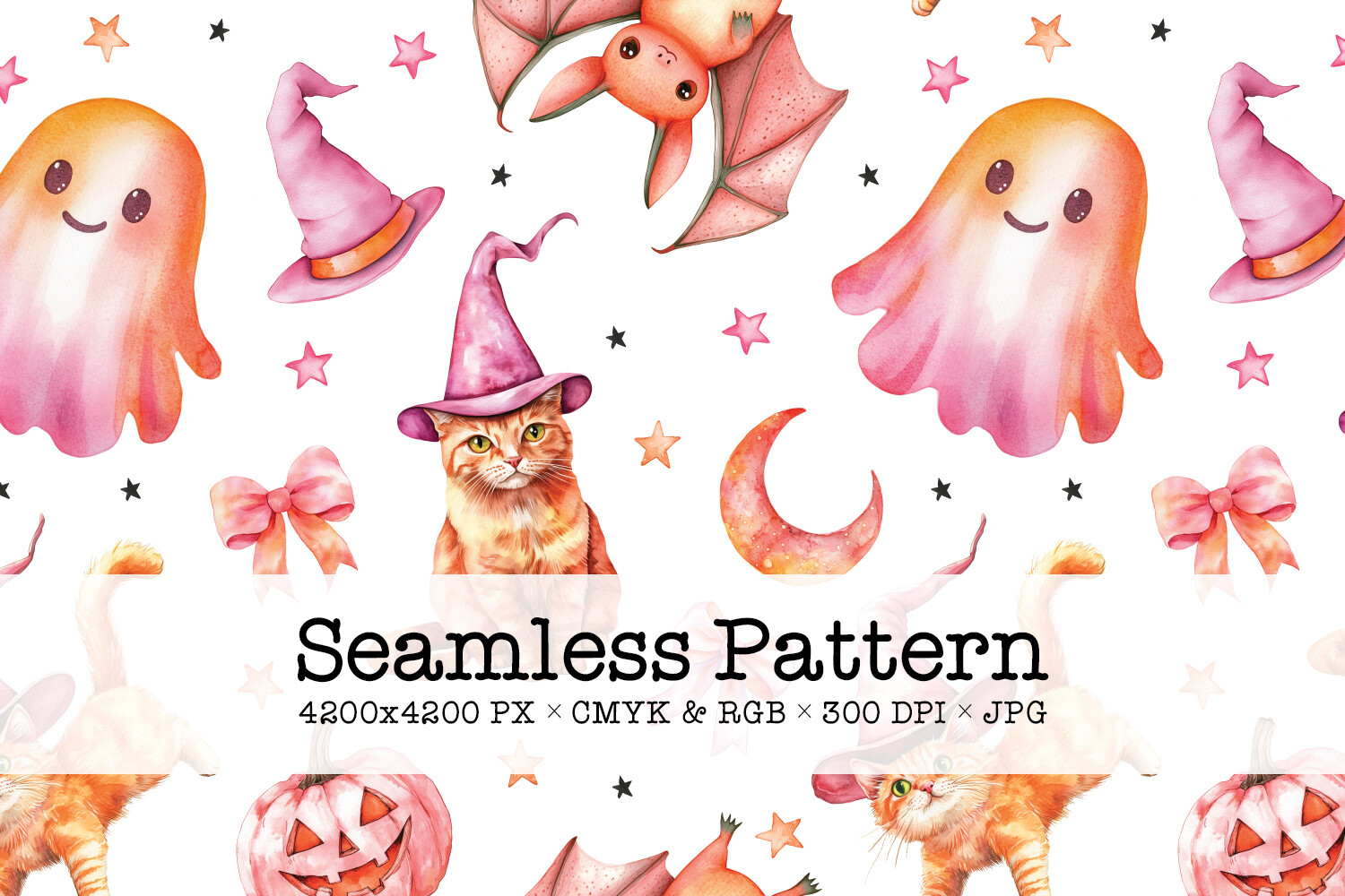 Warm Halloween Seamless Pattern Graphic by Sabina Leja · Creative Fabrica